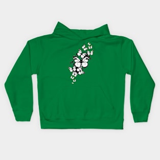 Flock of butterflies Kids Hoodie